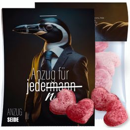 Produktabbildung Glühwein Herzen, ca. 17g, Express Midi-Tüte mit Werbereiter Glühwein Herzen, ca. 17g, Express Midi-Tüte mit Werbereiter