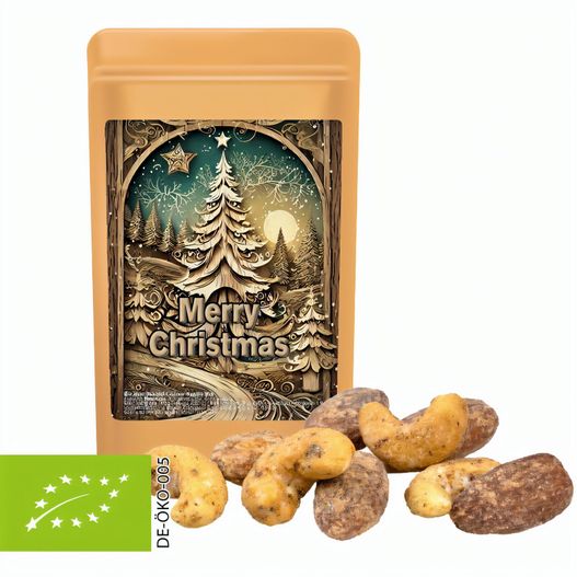 Bio Zimt-Mandel Vanille-Cashew Mix, ca. 30g, Standbeutel Mini (Bild 1)