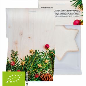Bio Zimtsterne, ca. 7g, Express Flowpack mit Werbereiter