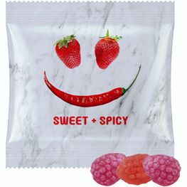 Erdbeer Chili Bonbons, ca. 17g, Midi-Tüte