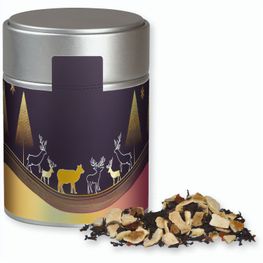 Wintertage Tee, ca. 70g, Metalldose Midi silber