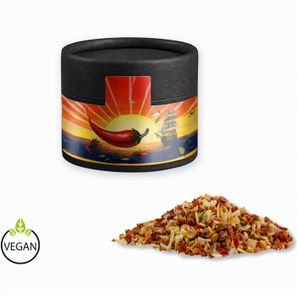 Gewürzmischung HOT Karibik Mix, ca. 28g, Kraftpapierdose Mini schwarz