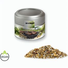 Gewürzmischung Kräuter-Steakgewürz, ca. 35g, Metalldose Mini mit Sichtfenster silber