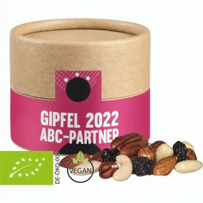 Bio Studentenfutter, ca. 40g, Kraftpapierdose Mini