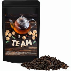 Schwarztee, ca. 12g, Standbeutel Mini schwarz