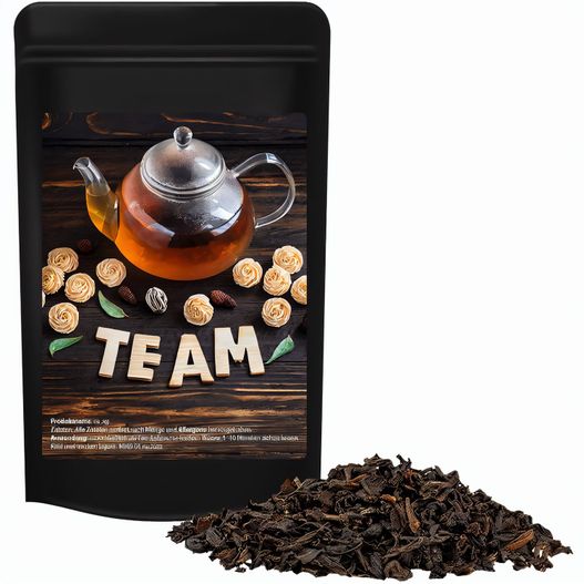 Produktabbildung Schwarztee, ca. 12g, Standbeutel Mini schwarz Schwarztee, ca. 12g, Standbeutel Mini schwarz (Bild 1)