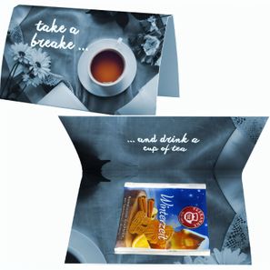 Beuteltee Winterzeit, ca. 3g, Werbekarte A6 gefaltet