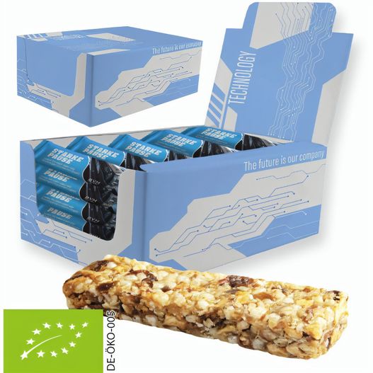 Produktabbildung Müsliriegel Multikorn-Apfel, 25 Stück, ca. 625g, Displaybox Maxi Müsliriegel Multikorn-Apfel, 25 Stück, ca. 625g, Displaybox Maxi (Bild 1)