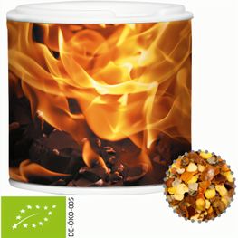 Bio Gewürzmischung Feuer und Flamme, ca. 25g, Gewürzpappstreuer