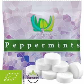 Bio Pfefferminz Drops, ca. 5g, Mini-Tüte