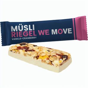 Müsliriegel Vanille-Cranberry, ca. 40g, Flowpack