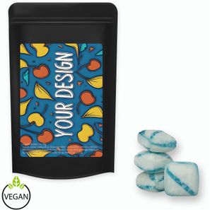 Frische Brise Bonbons, ca. 80g, Standbeutel Midi schwarz