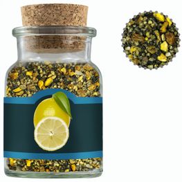 Gewürzmischung Zitronen-Pfeffer, ca. 75g, Korkenglas