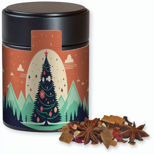 Glühweingewürz grob, ca. 60g, Metalldose Midi schwarz (Bild 1)