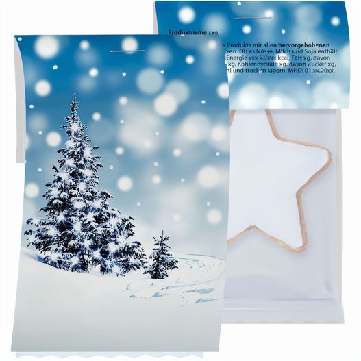 Produktabbildung Zimtsterne, ca. 7g, Express Flowpack mit Werbereiter Zimtsterne, ca. 7g, Express Flowpack mit Werbereiter (Bild 1)