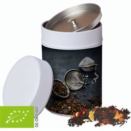 Bio Weihnachts Schwarztee, ca. 125g, Metalldose Maxi