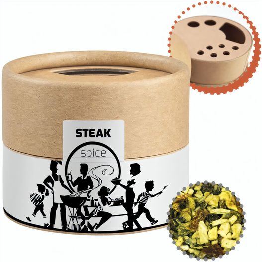 Gewürzmischung Steakgewürz, ca. 40g, Kraftpapierstreuer Mini (Bild 1)