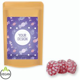 Himbeer Bonbons, ca. 80g, Standbeutel Midi