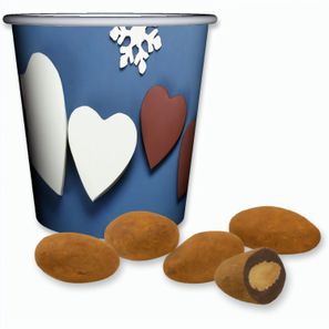 Schokomandeln mit Zimt, ca. 40g, Snackbecher Mini
