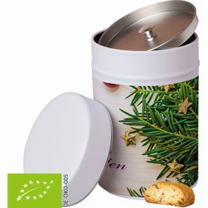 Bio Cantuccini, ca. 100g, Metalldose Maxi