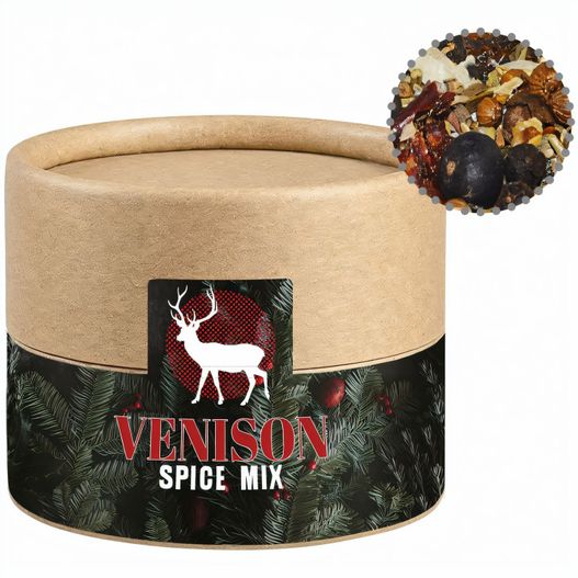 Weihnachts Gewürzmischung Wild, ca. 30g, Kraftpapierdose Mini (Bild 1)