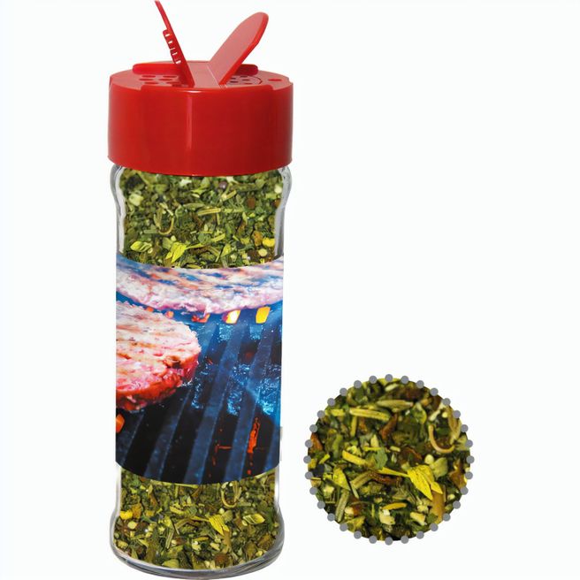 Gewürzmischung Kräuter-Steakgewürz, ca. 30g, Glas mit Streuaufsatz