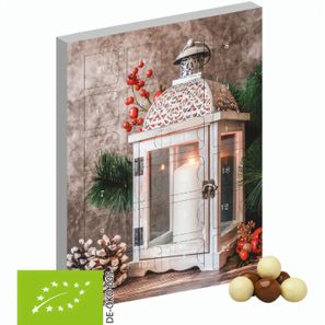 Bio Knusperkugeln-Mix, ca. 50g, Adventskalender Mini Hochformat