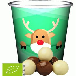 Bio Knusperkugeln-Mix, ca. 30g, Snackbecher Mini