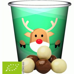 Bio Knusperkugeln-Mix, ca. 30g, Snackbecher Mini