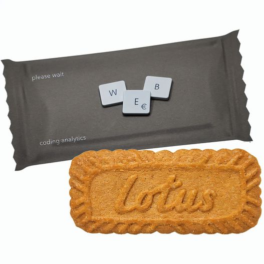 Produktabbildung Karamellkeks, ca. 8g, Flowpack Karamellkeks, ca. 8g, Flowpack (Bild 1)