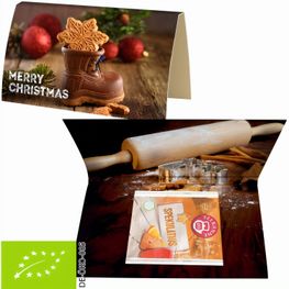 Bio Beuteltee Spekulatius, 2,25g, Werbekarte A6 gefaltet