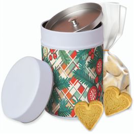 Butter-Herzen, ca. 100g, Beutel in Metalldose Maxi