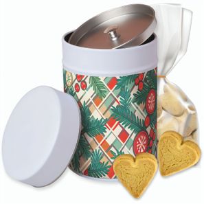 Butter-Herzen, ca. 100g, Beutel in Metalldose Maxi