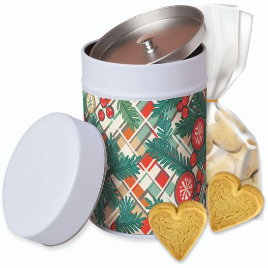 Butter-Herzen, ca. 100g, Beutel in Metalldose Maxi (Bild 1)