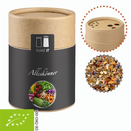 Bio Gewürzmischung Alleskönner, ca. 75g, Kraftpapierstreuer Midi (Bild 1)