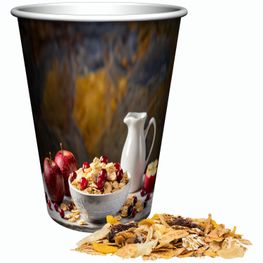 Müsli Apfel-Cranberry, ca. 50g, Snackbecher Maxi