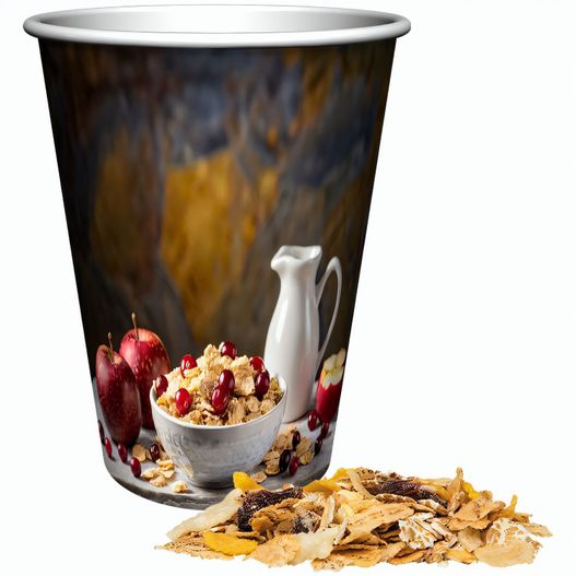 Müsli Apfel-Cranberry, ca. 50g, Snackbecher Maxi (Bild 1)