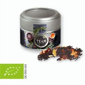 Bio Weihnachtstee, ca. 30g, Metalldose Mini mit Sichtfenster