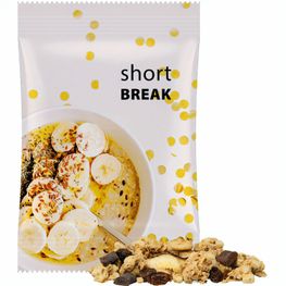 Produktabbildung Müsli Knusper Banane-Schoko, ca. 60g, Maxi-Tüte Müsli Knusper Banane-Schoko, ca. 60g, Maxi-Tüte