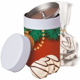 Schoko-Pfeffernuss, ca. 100g, Beutel in Metalldose Maxi