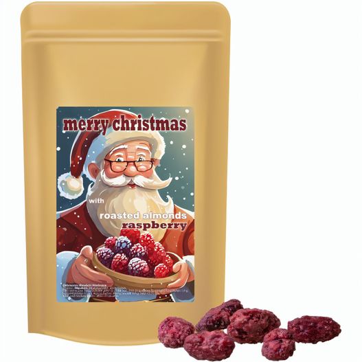 Produktabbildung Gebrannte Mandeln Himbeere, ca. 80g, Standbeutel Midi Gebrannte Mandeln Himbeere, ca. 80g, Standbeutel Midi (Bild 1)