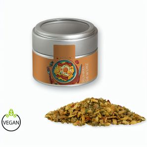 Gewürzmischung Rühreigewürz, ca. 60g, Metalldose Mini mit Sichtfenster silber