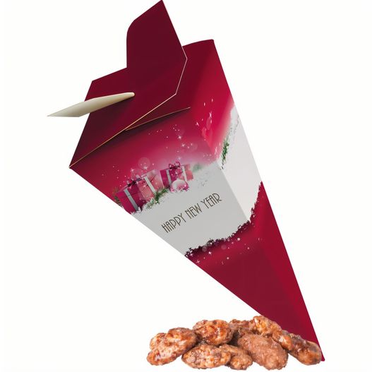 Feuergebrannte Mandeln, ca. 30g, Präsent-Pyramide (Bild 1)