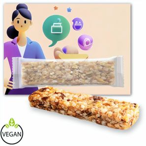 Müsliriegel Multikorn-Apfel, ca. 25g, Werbekarte