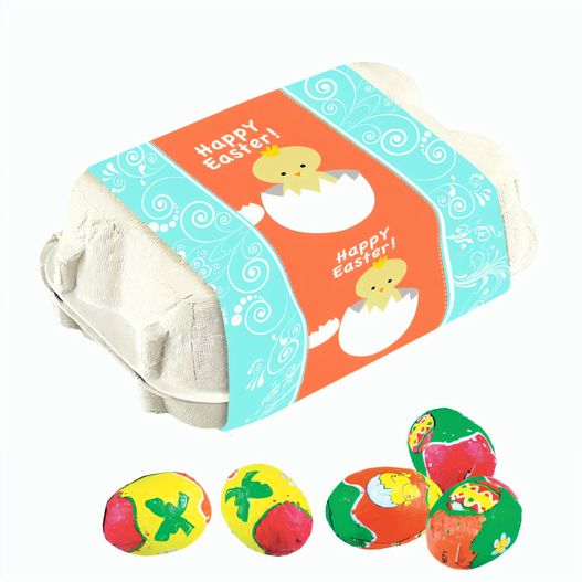 Schoko Ostereier, ca. 25g, Eierkarton (Bild 1)