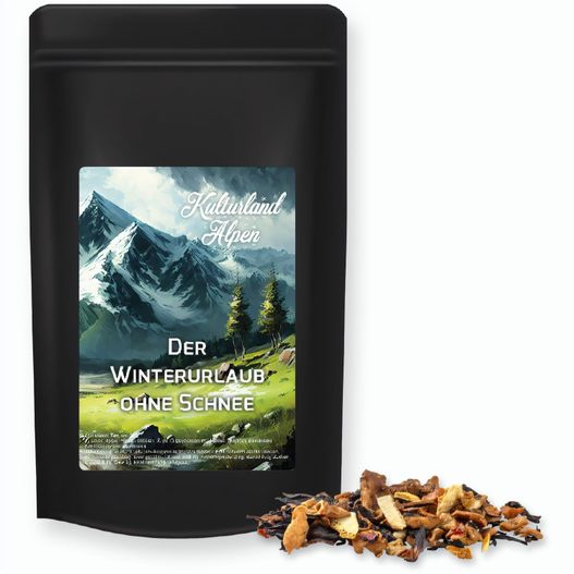 Produktabbildung Omas Bratäpfelchen Tee, ca. 55g, Standbeutel Midi schwarz Omas Bratäpfelchen Tee, ca. 55g, Standbeutel Midi schwarz (Bild 1)