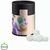 Pfefferminz Drops zuckerfrei, ca. 80g, Kraftpapierdose Midi schwarz (Bild 1)