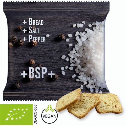 Bio Brot Chips Salz und Pfeffer, ca. 20g, Maxi-XL-Tüte (Bild 1)
