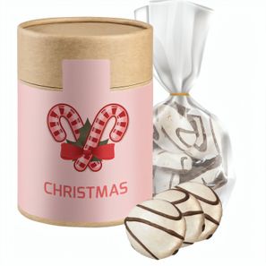 Schoko-Pfeffernuss, ca. 100g, Beutel in Kraftpapierdose Maxi