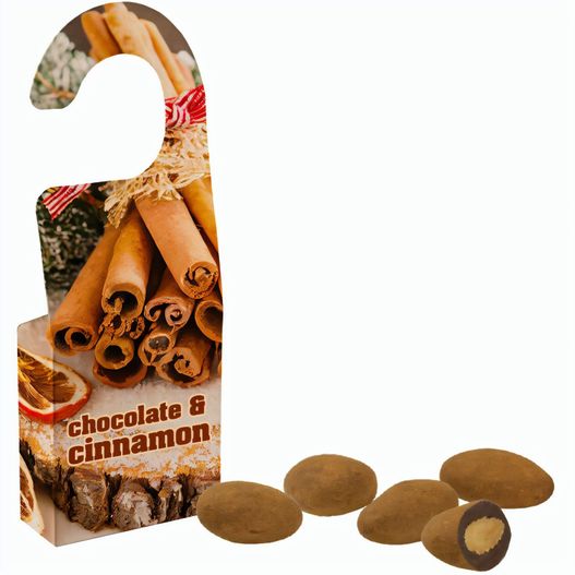 Schokomandeln mit Zimt, ca. 15g, Türhänger Box (Bild 1)